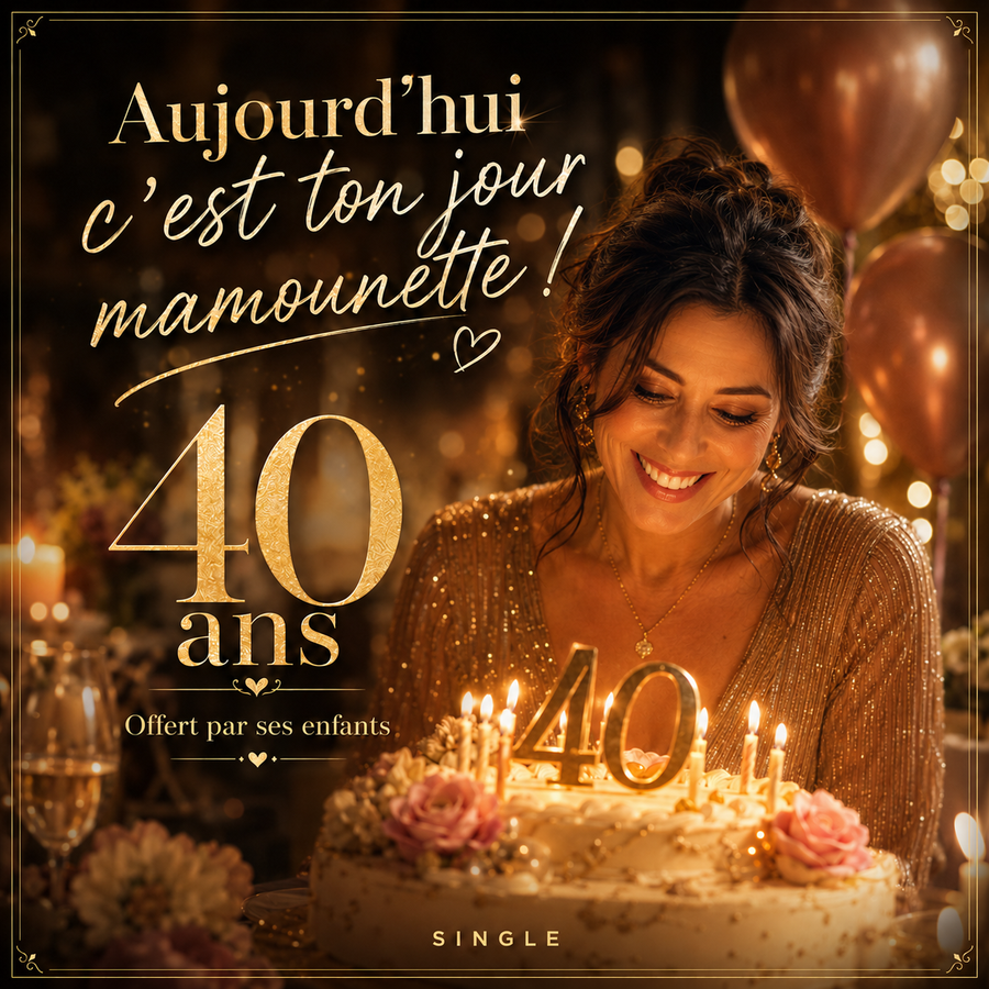 Aujourd’hui, c’est ton jour, Mamounette