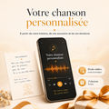 Votre chanson personnalisée DoRémi, un cadeau émotionnel créé à partir de souvenirs avec paroles validées et deux versions livrées